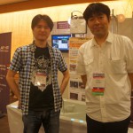 CEDEC2014デモ・OB柿原氏来訪