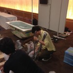 CEDEC2014デモ・設営中