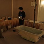 M1伊藤君デモ準備中